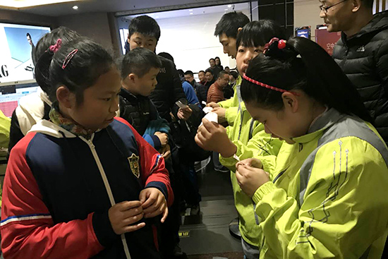 学生检票